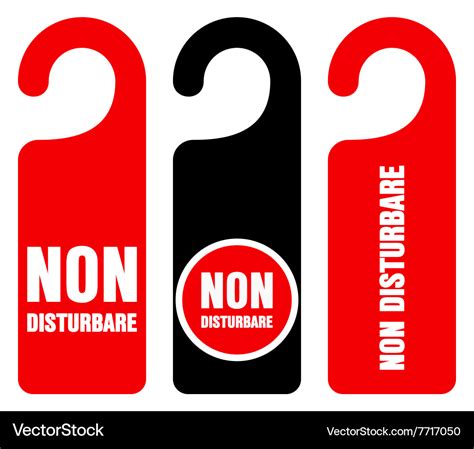 cartello non disturbare da stampare